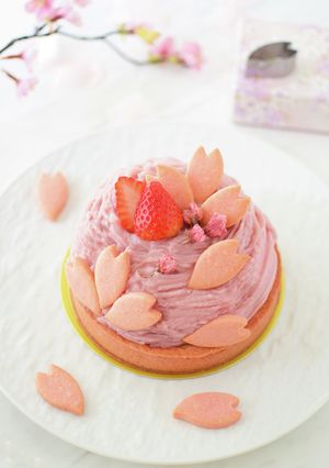 桜のモンブランタルト-レシピのメイン写真