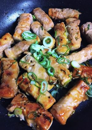 こうや豆腐の肉巻き-レシピのメイン写真