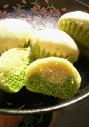 ♪きめの細かい抹茶蒸しパン♪-レシピのメイン写真