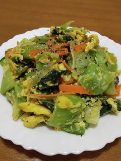 チンゲン菜の卵炒め-レシピのメイン写真