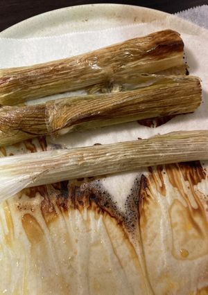 ネギの丸焼き(カルソッツ風)-レシピのメイン写真