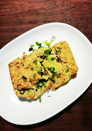 ツナと小ねぎとチーズの出汁巻き玉子焼き-レシピのメイン写真