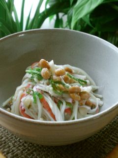 納豆とかにかまの和えもの-レシピのメイン写真