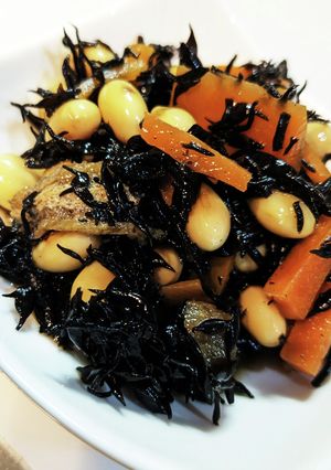 余った節分豆でひじきの煮物-レシピのメイン写真