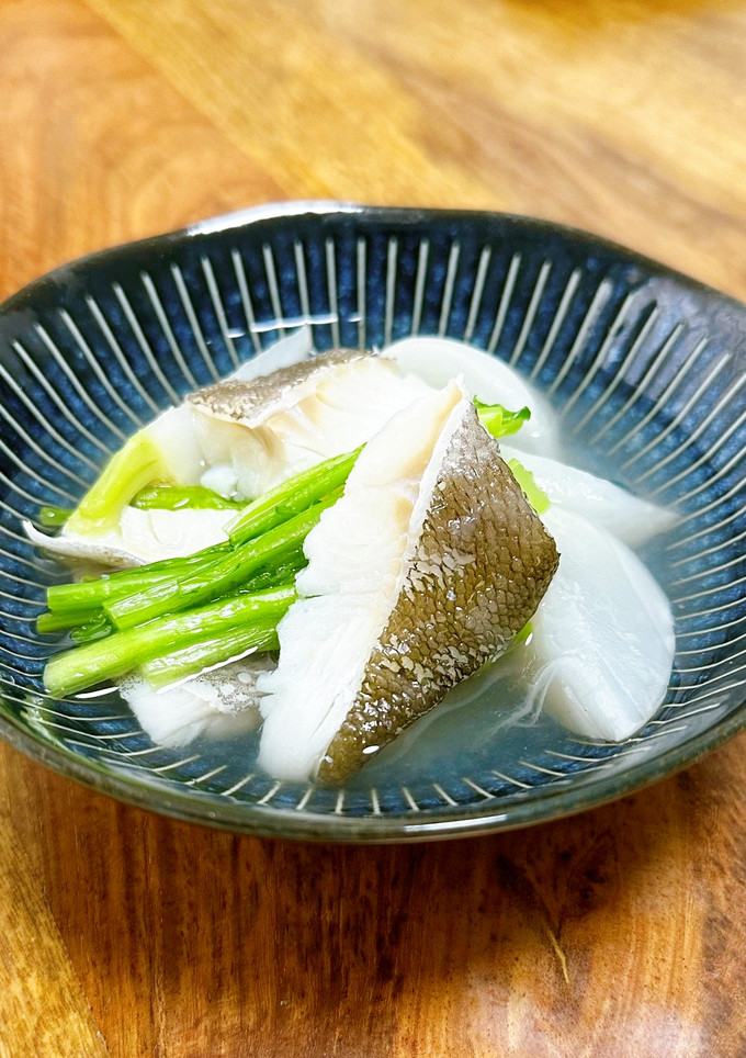 塩出汁で♡たらとカブのさっと煮-レシピのメイン写真
