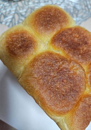 捏ねないブリオッシュ食パン(覚書)離乳食-レシピのメイン写真