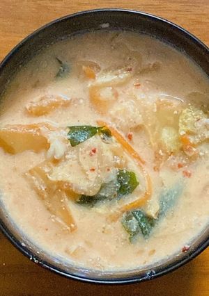 豆乳キムチスープ-レシピのメイン写真