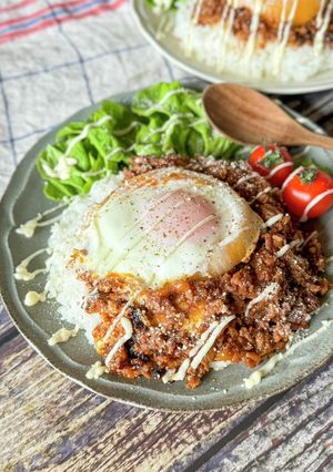 新玉ねぎのそぼろタコライス-レシピのメイン写真
