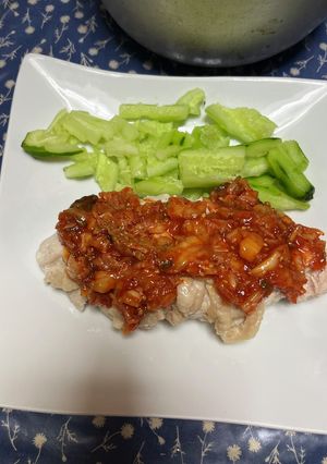 韓国風キムチ棒棒鶏-レシピのメイン写真
