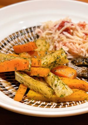 10分放置！ゴボウと人参の蒸し煮-レシピのメイン写真