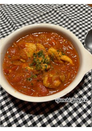 ♡鶏肉とトマト缶のスパイスカレー♡-レシピのメイン写真