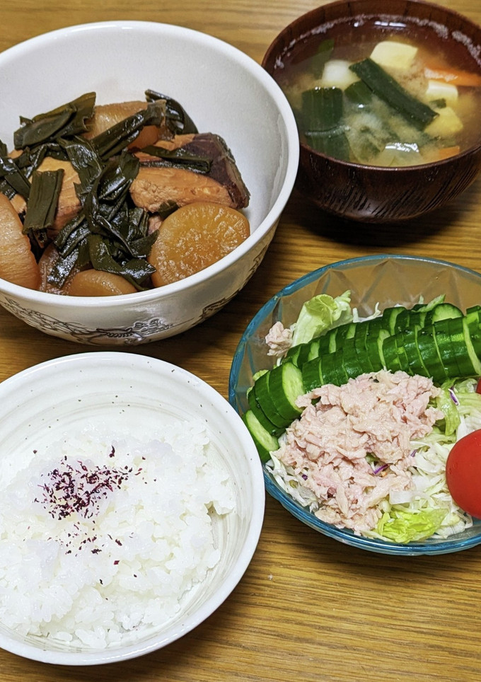 角煮のタレで「ぶり大根」-レシピのメイン写真