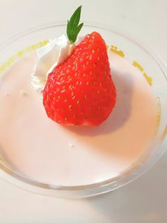 ミキサー&FP不要♡いちごのババロア-レシピのメイン写真