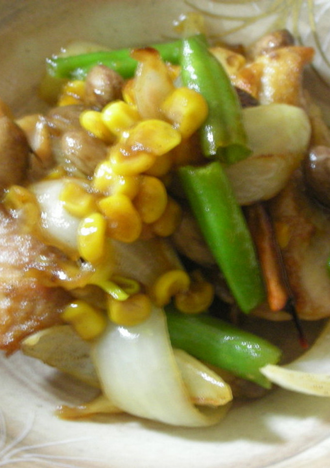 15分で作る鶏肉と玉ねぎとお豆の塩煮込み-レシピのメイン写真