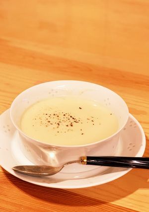 すが入った古い　カブのポタージュ。-レシピのメイン写真