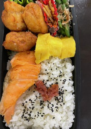 頑張るパパへ76しゃけ弁当-レシピのメイン写真