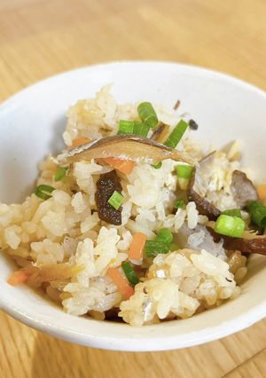 煮干しの炊き込みご飯（いりこ飯）-レシピのメイン写真