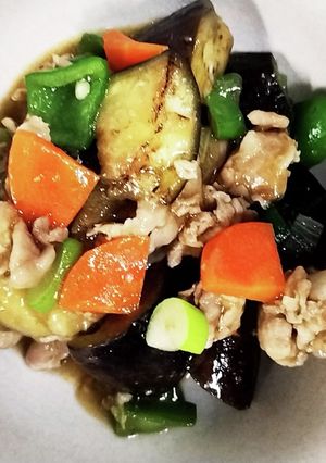 豚こま肉で麻婆茄子-レシピのメイン写真