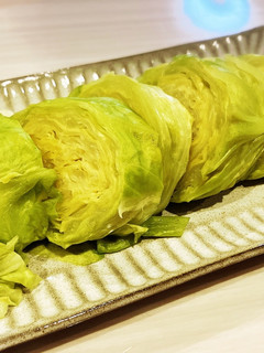 キャベツの温野菜ロールサラダ-レシピのメイン写真