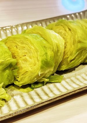 キャベツの温野菜ロールサラダ-レシピのメイン写真