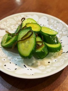 簡単!きゅうりの梅こんぶ茶浅漬け-レシピのメイン写真