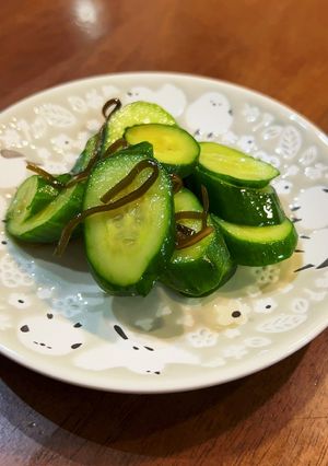 簡単！きゅうりの梅こんぶ茶浅漬け-レシピのメイン写真