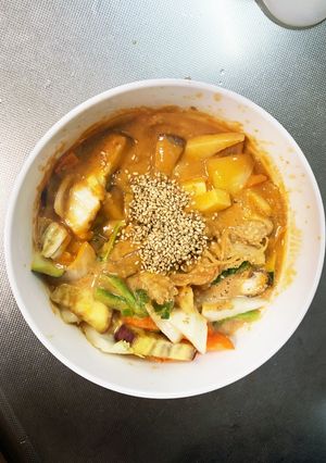 お一人様簡単オーロラ味根菜たっぷり野菜炒-レシピのメイン写真