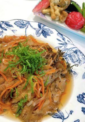 茗荷と大葉で♪真鰯の薬味南蛮漬け-レシピのメイン写真