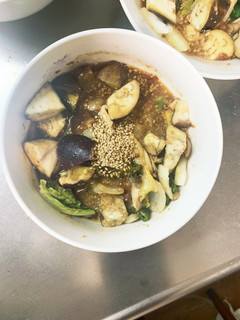 根菜茄子白菜ウスター梅ごま味温野菜サラダ-レシピのメイン写真
