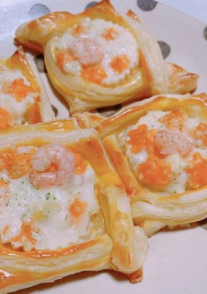 冷凍えびグラタンで♡簡単♡グラタンパイ♡-レシピのメイン写真