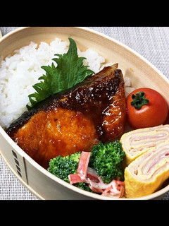 ぶりのケチャップ炒め弁当-レシピのメイン写真