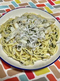 超簡単♪♪紫蘇しらすパスタ-レシピのメイン写真