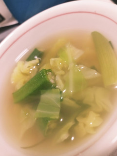食物繊維お通じスープ(キャベツ)-レシピのメイン写真