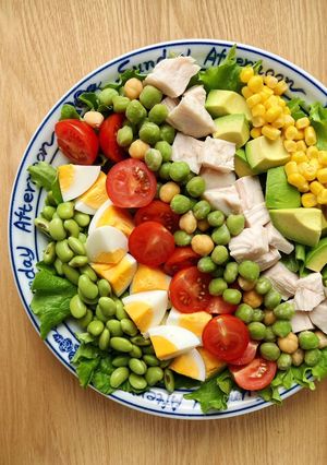 お豆たっぷりコブサラダ-レシピのメイン写真