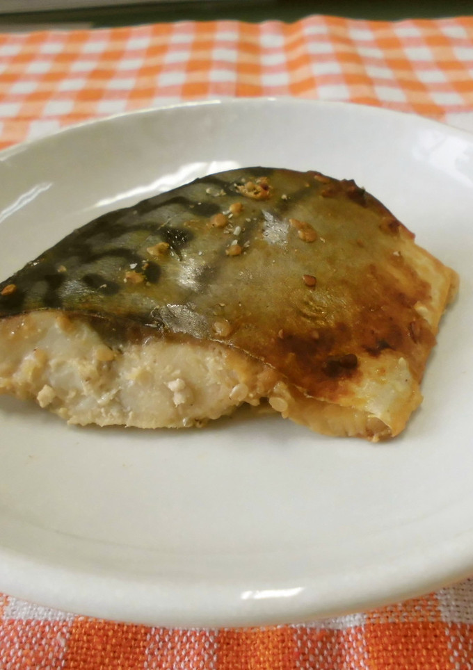 【学校給食】さばのごまみそ焼き-レシピのメイン写真