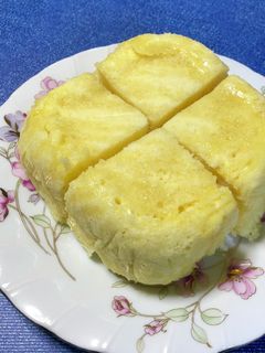 レンジでズボラ厚焼きホットケーキ-レシピのメイン写真