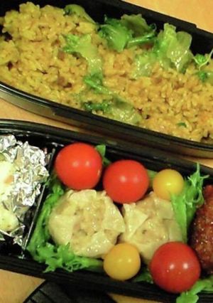 カレーピラフ弁当-レシピのメイン写真