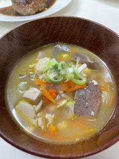 簡単根菜たっぷりけんちん汁-レシピのメイン写真