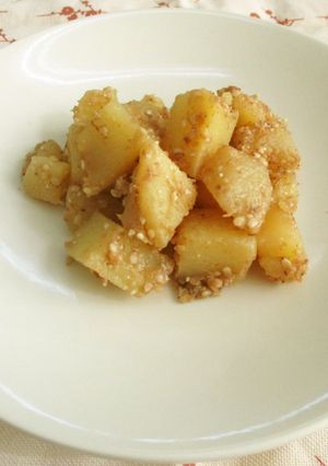 【学校給食】じゃがいものごまおかかバター-レシピのメイン写真