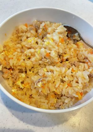 離乳食後期〜幼児食(ひき肉チャーハン)-レシピのメイン写真