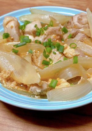 マルチポットを使って　親子丼の具-レシピのメイン写真