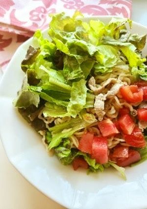 【使いきり】ラーメンサラダ-レシピのメイン写真
