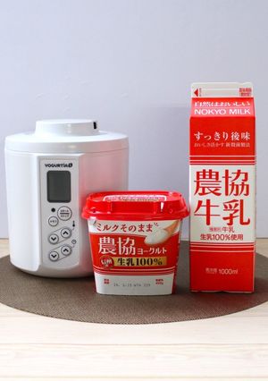 農協ヨーグルト+農協牛乳-レシピのメイン写真