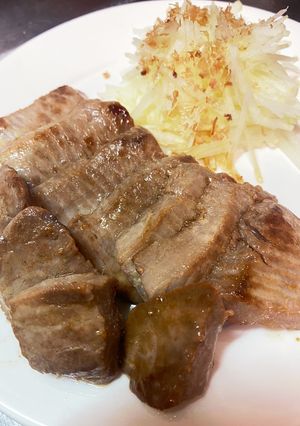 贅沢マグロの漬け焼きステーキ-レシピのメイン写真