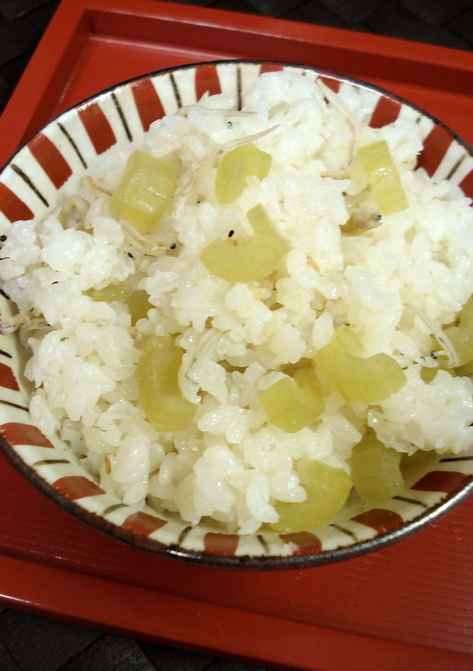 ふきとじゃこの炊き込みご飯-レシピのメイン写真