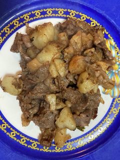 酒麹と牛肉と大根、じゃがいも炒め32-レシピのメイン写真