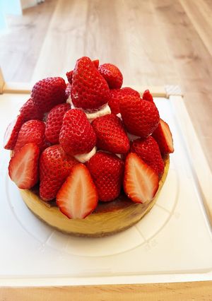いちごのチーズケーキ-レシピのメイン写真