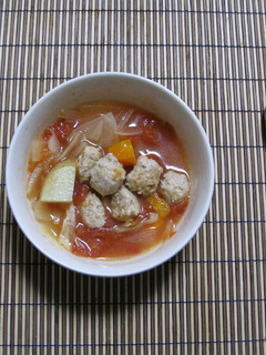 チーズ&バジル 鶏団子スープ-レシピのメイン写真