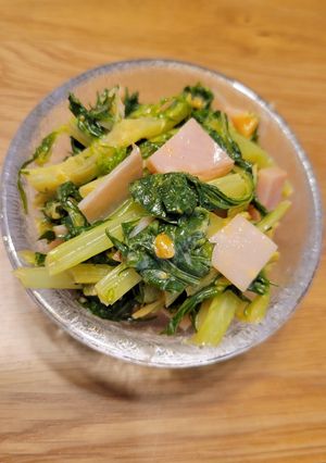 やみつき水菜-レシピのメイン写真