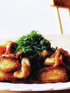 カリカリ豚肉とごぼうの味噌炒め☆-レシピのメイン写真